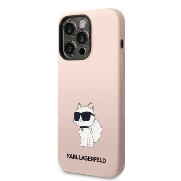 Karl Lagerfeld Silicone Choupette - θήκη για Apple iPhone 14 Pro - Ροζ - Image 2