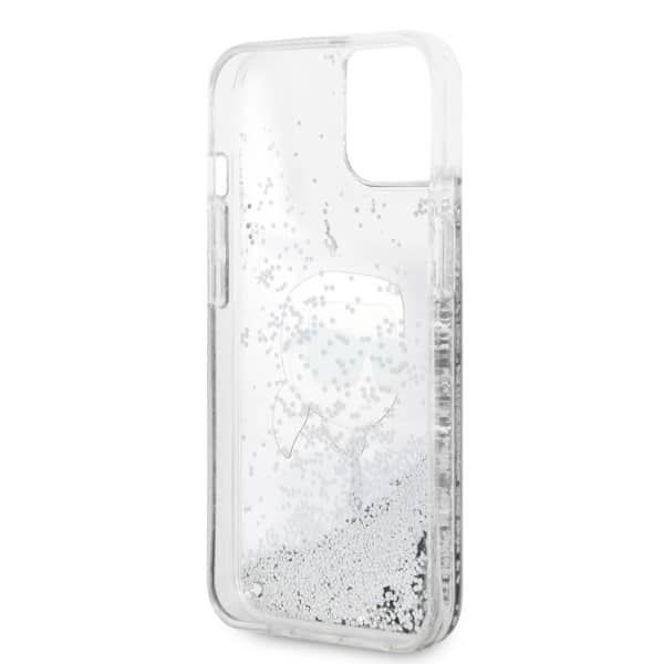 Karl Lagerfeld Liquid Glitter Karl's Head - θήκη για Apple iPhone 14 Plus / 15 - Διάφανο - Image 7