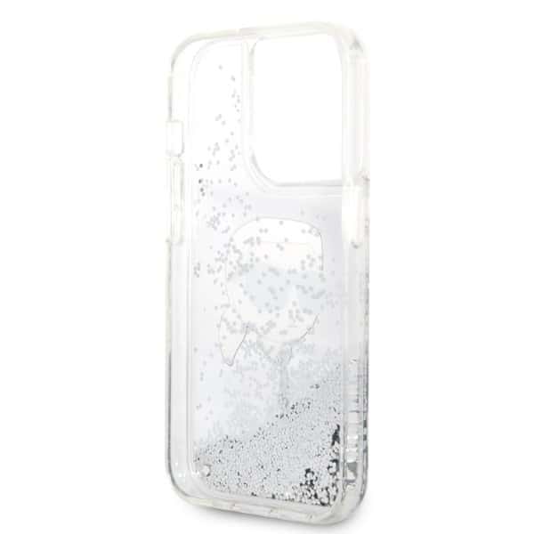 Karl Lagerfeld Glitter Karl Head - θήκη για Apple iPhone 14 Pro - Διάφανο - Image 7