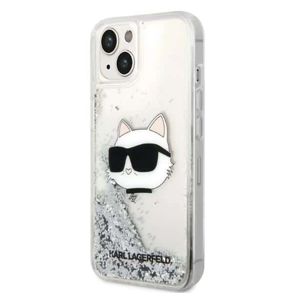 Karl Lagerfeld Glitter Choupette Head - θήκη για Apple iPhone 14 Plus - Διάφανο - Image 2