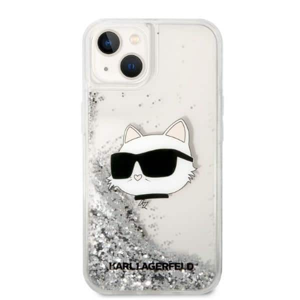Karl Lagerfeld Glitter Choupette Head - θήκη για Apple iPhone 14 Plus - Διάφανο - Image 3