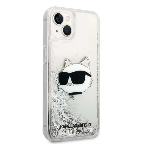 Karl Lagerfeld Glitter Choupette Head - θήκη για Apple iPhone 14 Plus - Διάφανο - Image 4