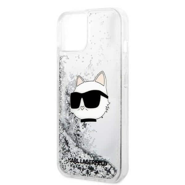 Karl Lagerfeld Glitter Choupette Head - θήκη για Apple iPhone 14 Plus - Διάφανο - Image 6