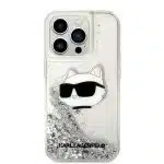 Karl Lagerfeld Glitter Choupette Head - θήκη για Apple iPhone 14 Pro Max - Διάφανο - Image 3