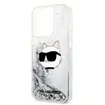 Karl Lagerfeld Glitter Choupette Head - θήκη για Apple iPhone 14 Pro Max - Διάφανο - Image 6