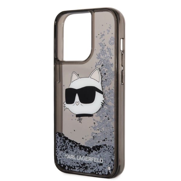 Karl Lagerfeld Glitter Choupette Head - θήκη για Apple iPhone 14 Pro Max - Μαύρο - Image 6