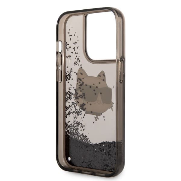 Karl Lagerfeld Glitter Choupette Head - θήκη για Apple iPhone 14 Pro Max - Μαύρο - Image 7