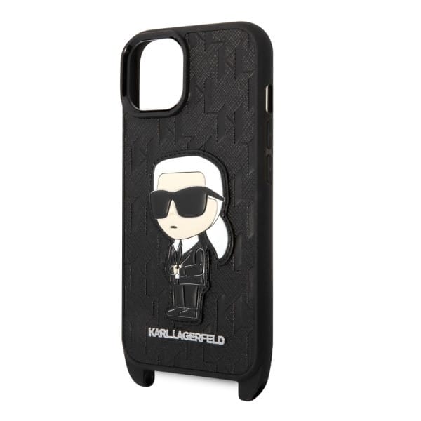 Karl Lagerfeld Monogram Ikonik Patch - θήκη για Apple iPhone 14 - Μαύρο - Image 5