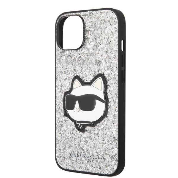 Karl Lagerfeld Glitter Choupette Patch - θήκη για Apple iPhone 14 - Διάφανο - Image 6