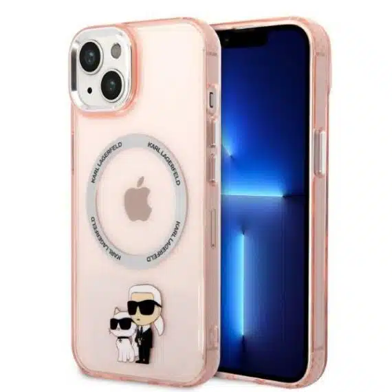 Karl Lagerfeld Iconic Karl&Choupette Magsafe - Apple iPhone 14 Plus / 15 - Ροζ