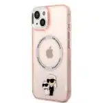 Karl Lagerfeld Iconic Karl&Choupette Magsafe - Apple iPhone 14 Plus / 15 - Ροζ - Image 2
