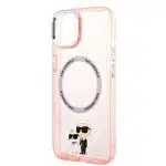Karl Lagerfeld Iconic Karl&Choupette Magsafe - Apple iPhone 14 Plus / 15 - Ροζ - Image 6