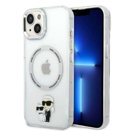 Karl Lagerfeld Karl & Choupette - θήκη για Apple iPhone 14 Plus / 15 - Διάφανο