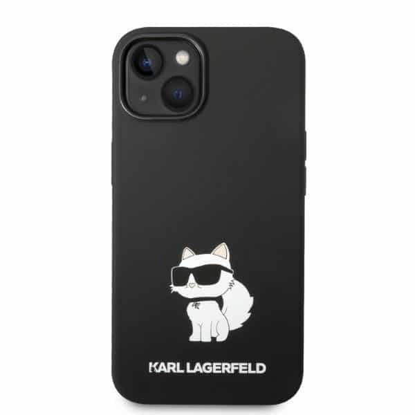 Karl Lagerfeld Silicone Choupette - Apple iPhone 14 Plus / 15 - Μαύρο - Image 3