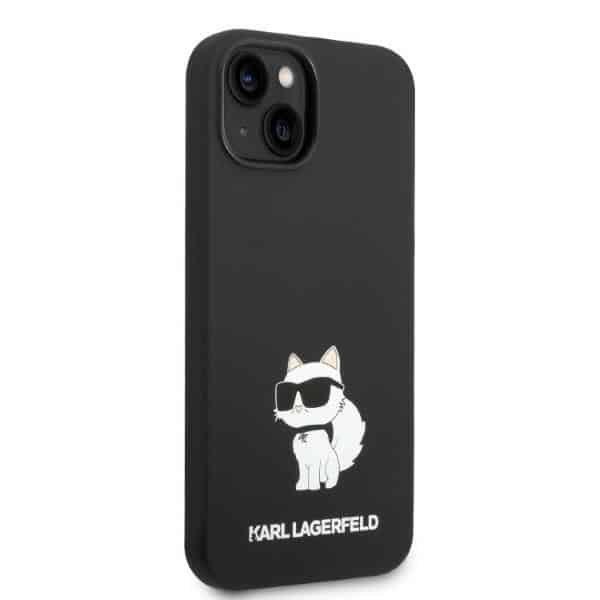 Karl Lagerfeld Silicone Choupette - Apple iPhone 14 Plus / 15 - Μαύρο - Image 4