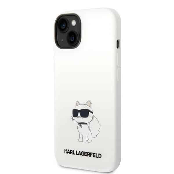 Karl Lagerfeld Silicone Choupette - Apple iPhone 14 Plus / 15 - Λευκό - Image 2