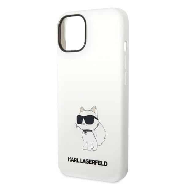 Karl Lagerfeld Silicone Choupette - Apple iPhone 14 Plus / 15 - Λευκό - Image 6