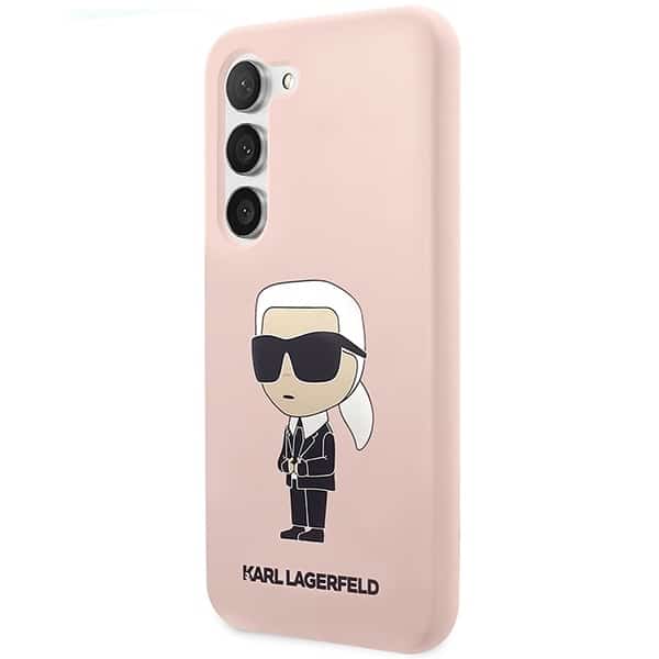 Karl Lagerfeld Silicone Ikonik - θήκη για Samsung Galaxy S23+ - Ροζ - Image 2