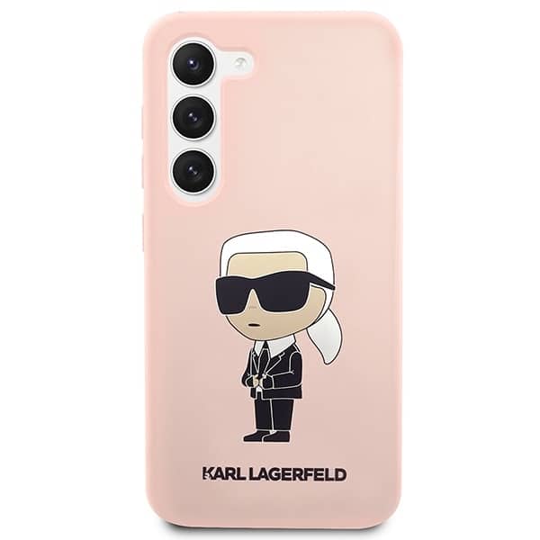 Karl Lagerfeld Silicone Ikonik - θήκη για Samsung Galaxy S23+ - Ροζ - Image 3