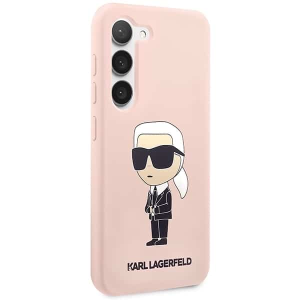 Karl Lagerfeld Silicone Ikonik - θήκη για Samsung Galaxy S23+ - Ροζ - Image 4