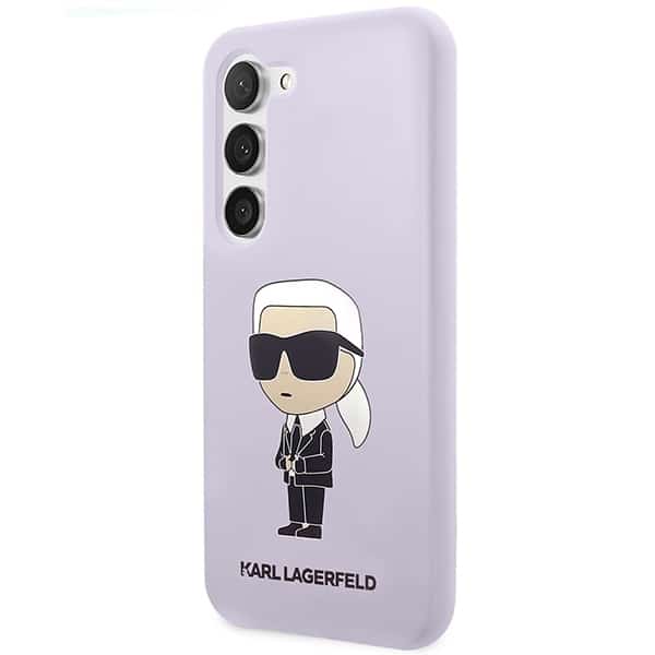 Karl Lagerfeld Silicone Ikonik - θήκη για Samsung Galaxy S23+ - Μωβ - Image 2