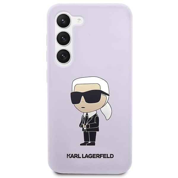 Karl Lagerfeld Silicone Ikonik - θήκη για Samsung Galaxy S23+ - Μωβ - Image 3