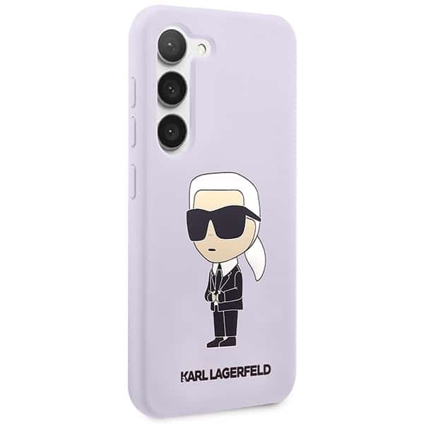 Karl Lagerfeld Silicone Ikonik - θήκη για Samsung Galaxy S23+ - Μωβ - Image 4