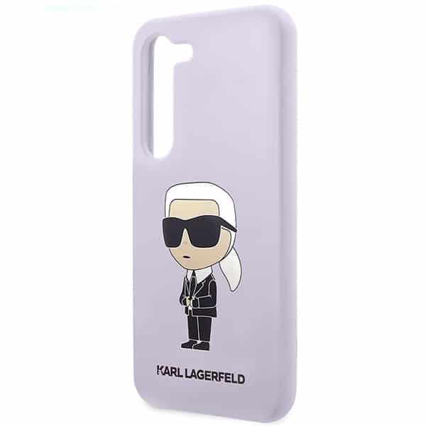 Karl Lagerfeld Silicone Ikonik - θήκη για Samsung Galaxy S23+ - Μωβ - Image 6