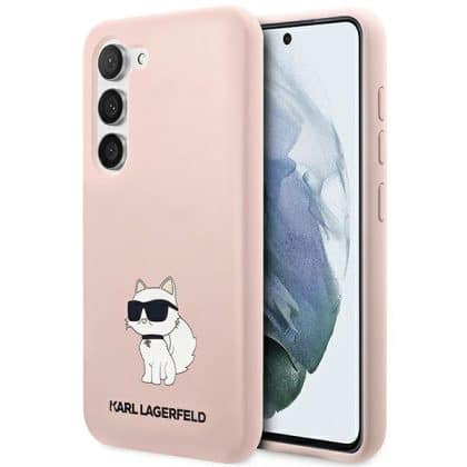 Karl Lagerfeld Silicone Choupette - θήκη για Samsung Galaxy S23 - Ροζ