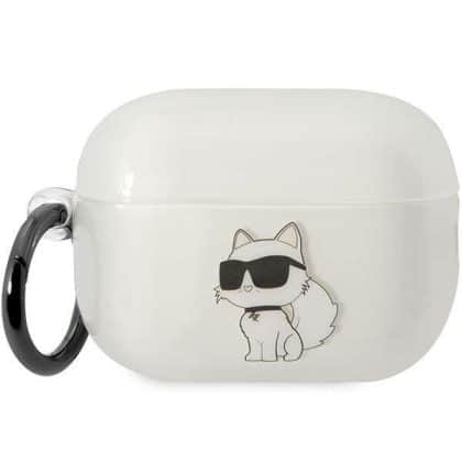 Karl Lagerfeld KLAP2HNCHTCT Κάλυμμα Airpods Pro 2 (2022/2023) διάφανο Ikonik Choupette