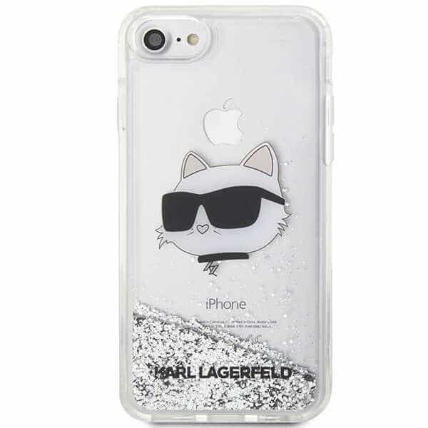 Karl Lagerfeld Glitter Choupette Head - θήκη για Apple iPhone 7/8/ SE 2020 / 2022 - Διάφανο - Image 3