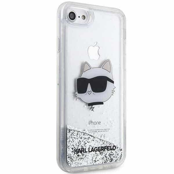 Karl Lagerfeld Glitter Choupette Head - θήκη για Apple iPhone 7/8/ SE 2020 / 2022 - Διάφανο - Image 4