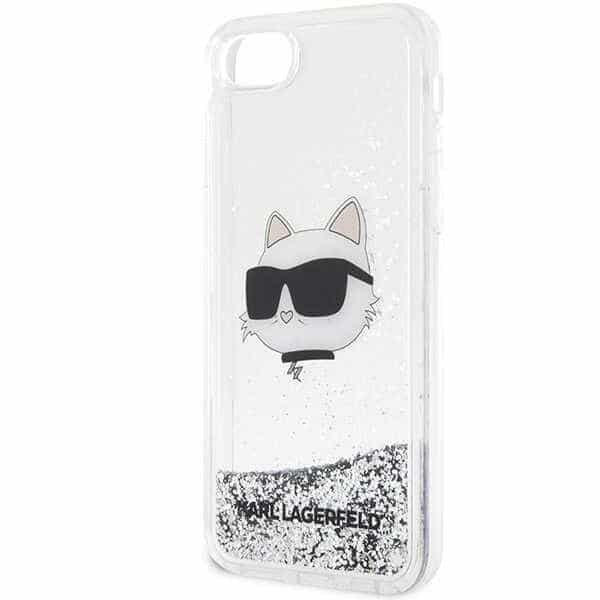 Karl Lagerfeld Glitter Choupette Head - θήκη για Apple iPhone 7/8/ SE 2020 / 2022 - Διάφανο - Image 6