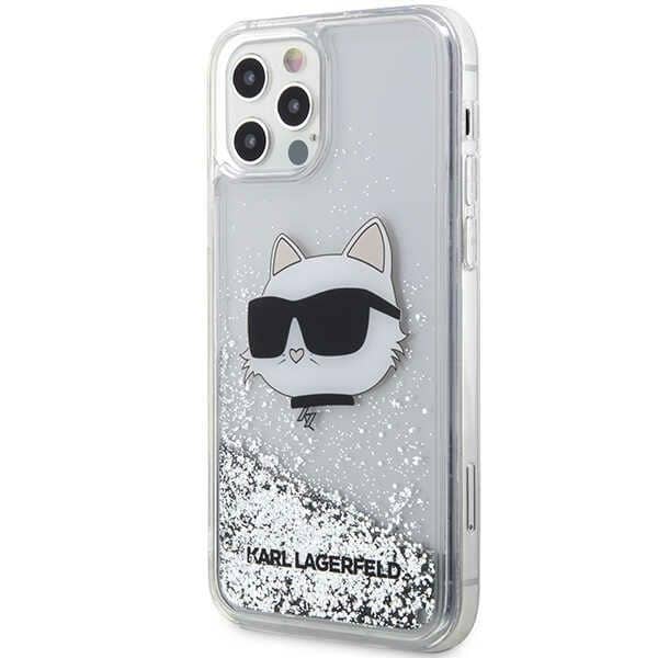 Karl Lagerfeld Liquid Glitter - θήκη για Apple iPhone 12 / Pro - Διάφανο - Image 2