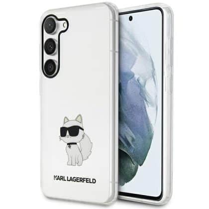 Karl Lagerfeld Ikonik Choupette - θήκη για Samsung Galaxy S23+ - Διάφανο