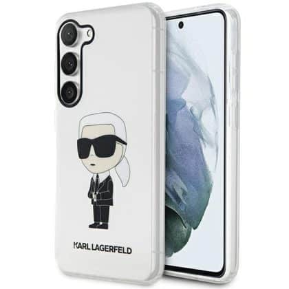 Karl Lagerfeld Ikonik Karl Lagerfeld - θήκη για Samsung Galaxy S23+ - Διάφανο