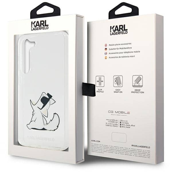 Karl Lagerfeld Choupette Fun - θήκη για Samsung Galaxy S23+ - Διάφανο - Image 8
