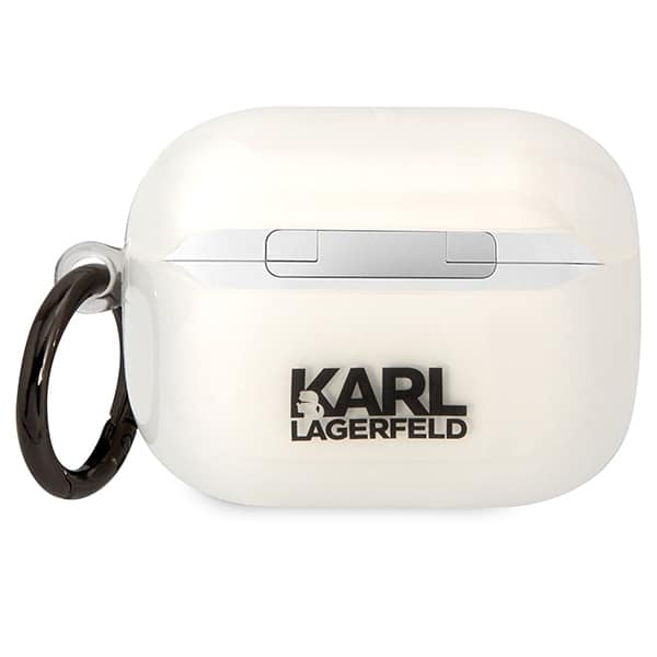 Karl Lagerfeld KLAPHNIKTCT Θήκη για AirPods Pro διάφανη με το κεφάλι του Karl - Image 2