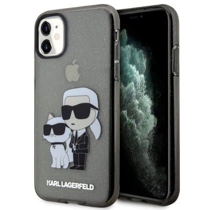 Karl Lagerfeld Karl & Choupette - θήκη για Apple iPhone 11 / XR - Μαύρο