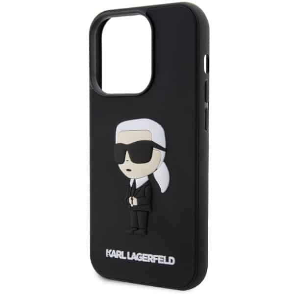 Karl Lagerfeld Rubber Ikonik 3D - Apple iPhone 14 Pro Max - Μαύρο - Image 6