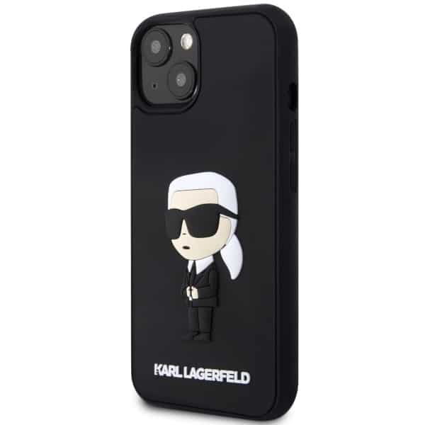 Karl Lagerfeld Rubber Ikonik 3D - θήκη για Apple iPhone 14 Plus - Μαύρο - Image 2