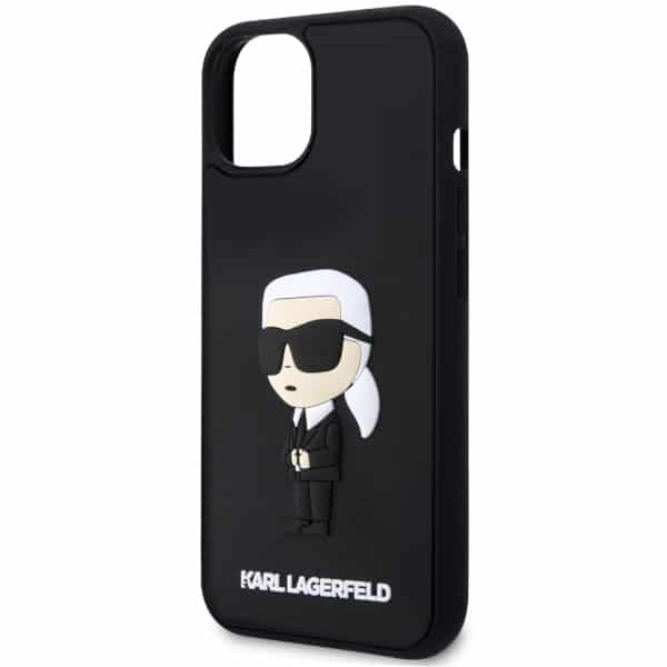 Karl Lagerfeld Rubber Ikonik 3D - θήκη για Apple iPhone 14 Plus - Μαύρο - Image 6