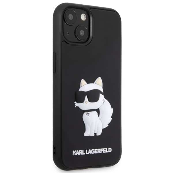 Karl Lagerfeld Rubber Choupette 3D - θήκη για Apple iPhone 14 Plus - Μαύρο - Image 4