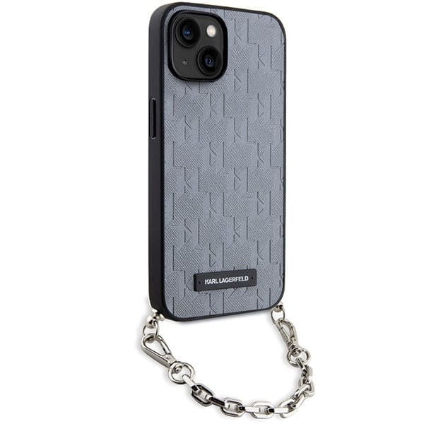 Karl Lagerfeld Saffiano Monogram Chain - θήκη για Apple iPhone 14 - Διάφανο - Image 3