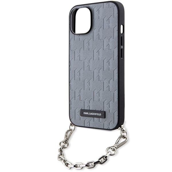 Karl Lagerfeld Saffiano Monogram Chain - θήκη για Apple iPhone 14 - Διάφανο - Image 5