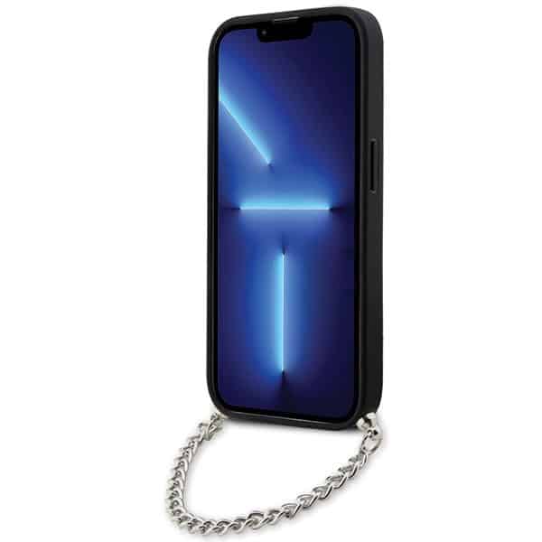 Karl Lagerfeld Saffiano Monogram Chain - θήκη για Apple iPhone 14 Pro - Διάφανο - Image 4