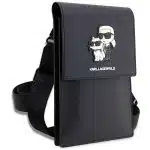 Karl Lagerfeld Τσάντα KLWBSAKCPMK μαύρη/black Saffiano Karl & Choupette - Image 3