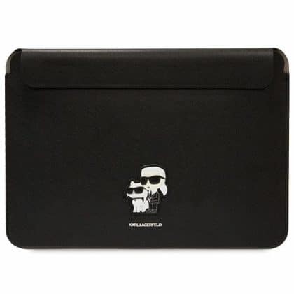 Karl Lagerfeld Θήκη KLCS14SAKCPMK 14" μαύρο Saffiano Karl&Choupette