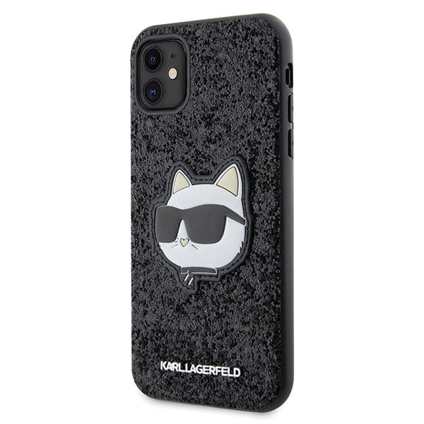 Karl Lagerfeld Glitter Choupette - θήκη για Apple iPhone 11 / XR - Μαύρο - Image 2