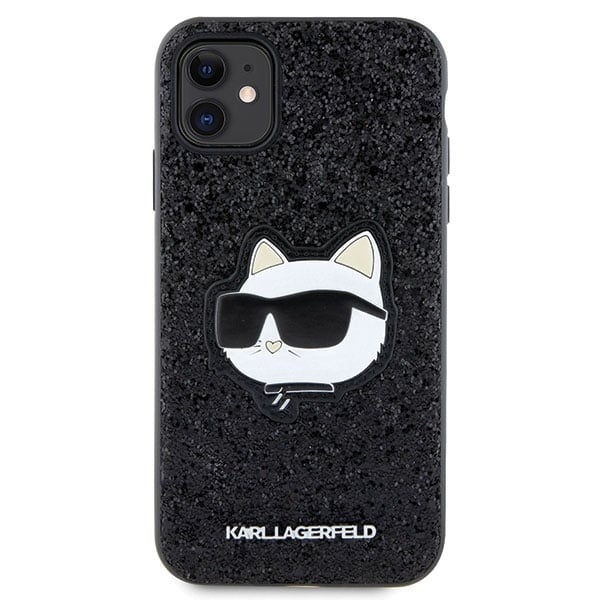Karl Lagerfeld Glitter Choupette - θήκη για Apple iPhone 11 / XR - Μαύρο - Image 3